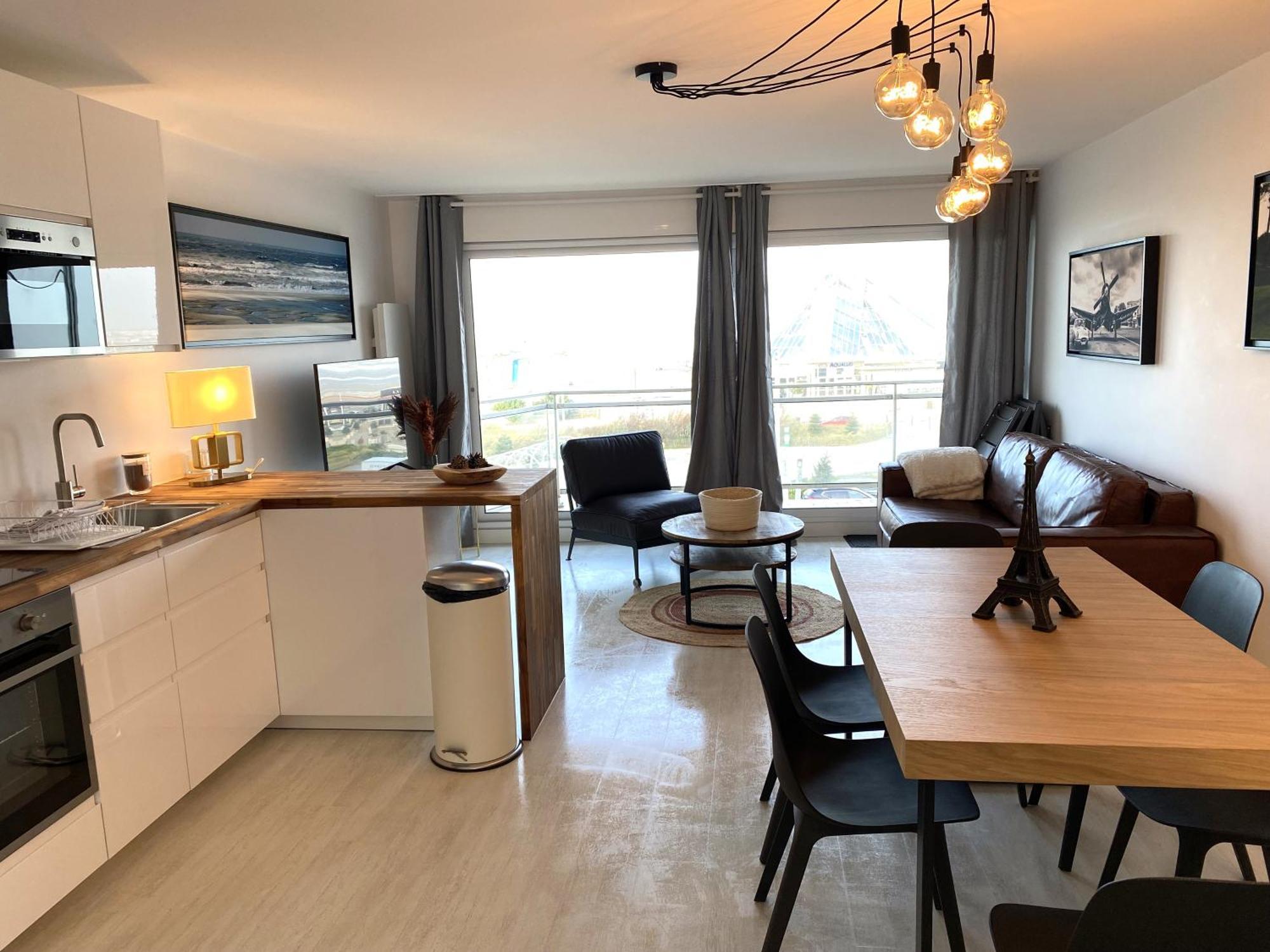 T2 Cabine Traversant Vue Front De Mer Le Touquet Paris-Plage Ngoại thất bức ảnh
